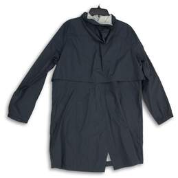 NWT L.L. Bean Womens Black Meridian Long Sleeve Hooded Full-Zip Rain Coat Sz 1X alternative image