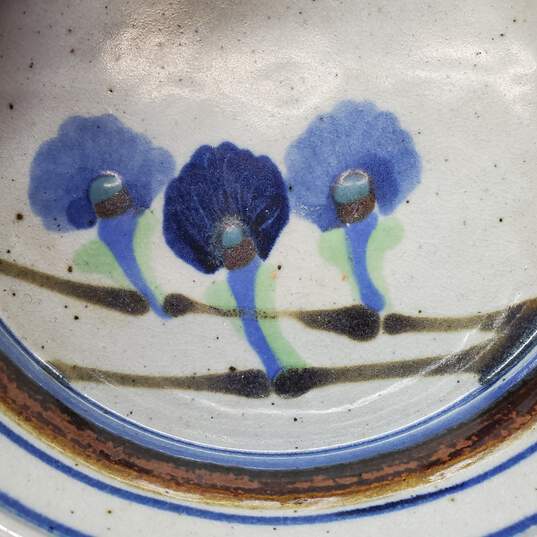 Studio Pottery Serving Bowl Floral Design image number 6