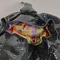 Perlina Black Snake Skin Tote Bag Purse image number 5