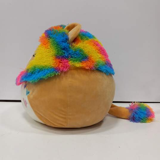 Large Rainbow Mane Lion Squishmallow Stuffed Animal image number 2