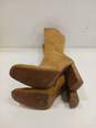 Women's Candies Tan Knee High Brown Boots Faux Suede Sz 7.5M image number 3