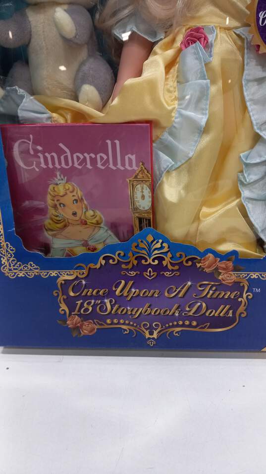 DazzleWorks Storybook Cinderella Doll w/ Storybook & Plush Toy image number 6