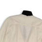 NWT Womens White Long Sleeve Open Front Blazer Jacket Size Large image number 4
