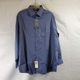 Van Heusen Men Blue LS Shirt M NWT