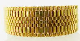 Kirks Folly Goldtone Wide Woven Arched Barrette