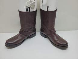 Wm FRYE Veronica Short Brown Leather Boots Sz 7 B