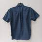 Patagonia Men's Blue Print Short Sleeve Button-Up Shirt Size S image number 2