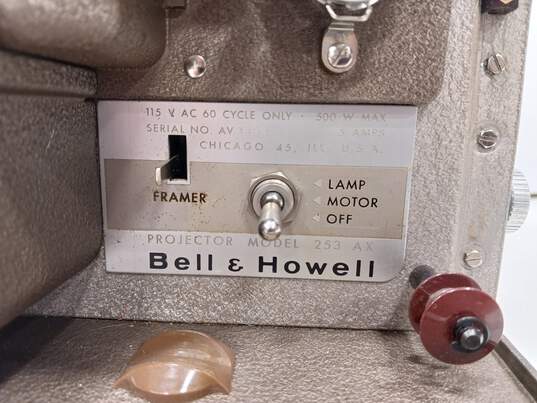 Vintage Bell & Howell Film Movie Projector Model 253 AX image number 2