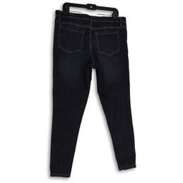 Womens Blue Denim Medium Wash 5-Pocket Design Skinny Leg Jeans Size 14 alternative image