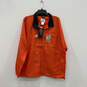 NWT Womens Orange Long Sleeve Collared Full-Zip Windbreaker Jacket Size XL image number 1