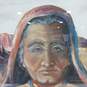 Framed Mixed Media Native American Fine Art Portrait image number 5
