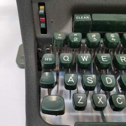 Vintage Olympia SG-1 De Luxe Typewriter Olive Green Wide Carriage Made in Western Germany alternative image