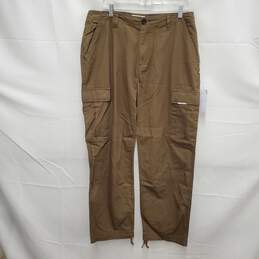 NWT I Love Ugly WM's Mocha Color Straight Cargo Pants Size L x 29
