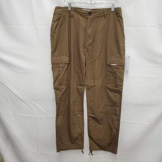 NWT I Love Ugly WM's Mocha Color Straight Cargo Pants Size L x 29 image number 1