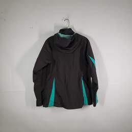 Womens Long Sleeve Hooded Full-Zip Windbreaker Jacket Size Medium alternative image