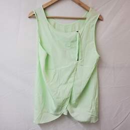 Kenneth Cole Lime Green Tank Top Shirt Women's XL NWT alternative image