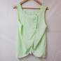 Kenneth Cole Lime Green Tank Top Shirt Women's XL NWT image number 2
