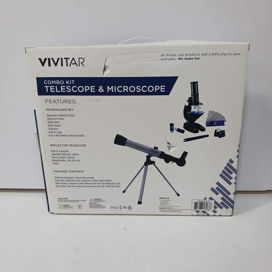 Vivitar Stars & Beyond 300x Microscope & Reflector Telescope Combo Kit IOB image number 2