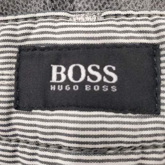 Hugo Boss Men Grey Pants Sz 34x32 image number 3
