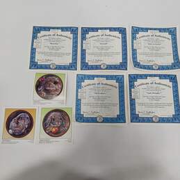 Bundle of 5 Assorted Collectors Plates w/Certificates of Authenticity alternative image
