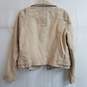 Blank NYC beige genuine leather jacket with silver hardware S image number 2