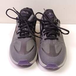 Lakai Men's USA 9 Grey And Black W/ Purple Shoes