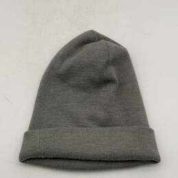 Lululemon Mens Gray Knitted Chill Fighter Logo Beanie Hat Size Small/Medium alternative image