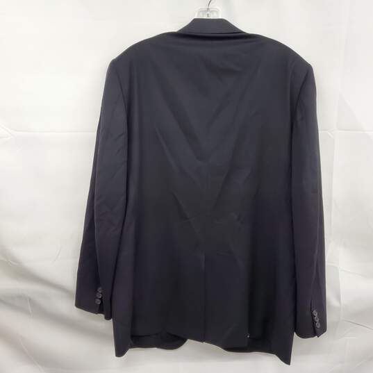 Prada Men's Black Italian Wool Suit Jacket Size 54R - AUTHENTICATED image number 3