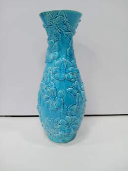 17.75" Tall Turquoise Dry Flower Vase alternative image