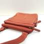 Fossil Leather North South Crossbody Terracotta image number 5