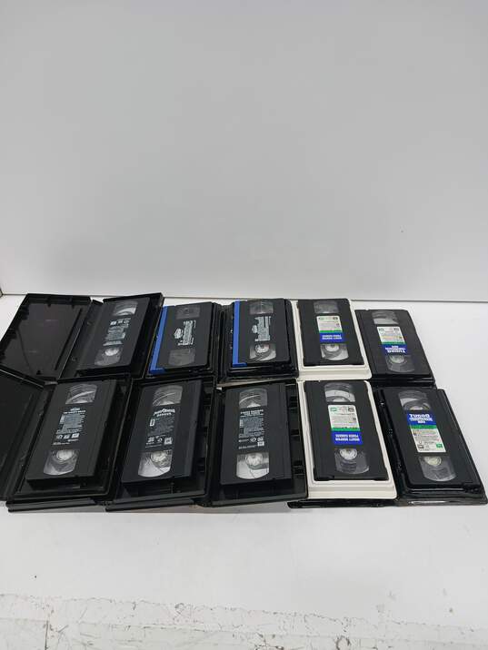 VHS Tapes Power Rangers Shows Assorted 10pc Lot image number 3