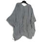 NWT Womens Gray Knitted Regular Fit Open Front Cardigan Sweater One Size image number 3