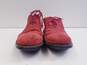 Ted Baker Suede Oxford Wingtip Shoes Red 8 image number 4