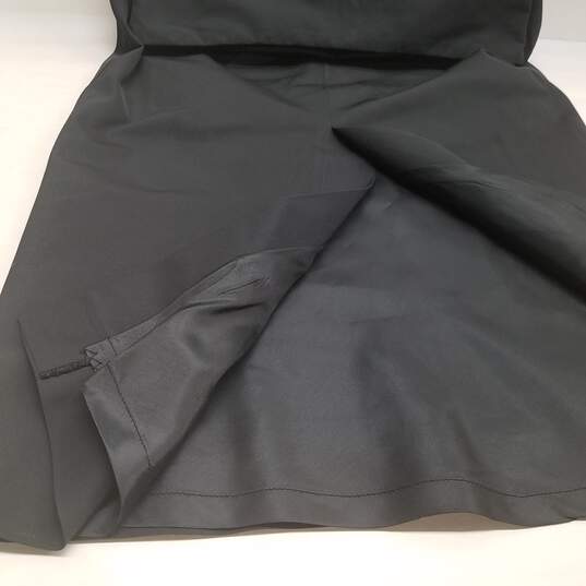 Ritsuko Shirahama Womens Black Flat Front Straight & Pencil Skirt Size 2 image number 4