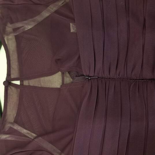 David's Bridal Women Purple Mesh Mini Dress 0 NWT image number 6