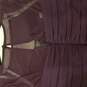David's Bridal Women Purple Mesh Mini Dress 0 NWT image number 6