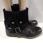 Clarks Women's Volara Black Leather Slip On Boots Size 9 image number 2