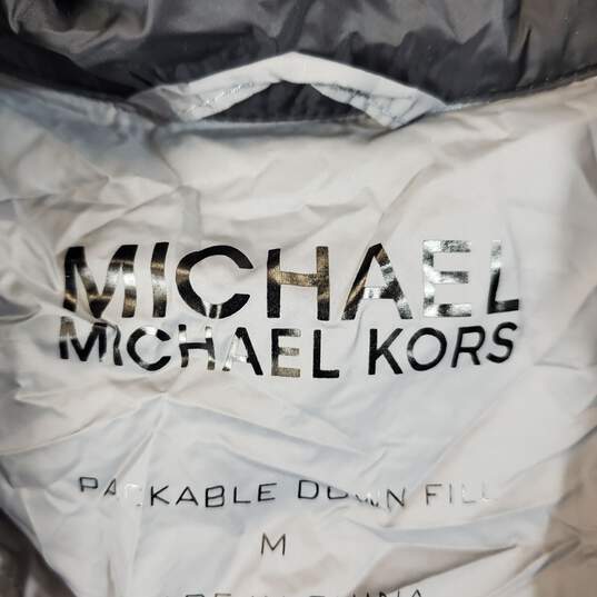 Michael Kors Women Black Puffer Jacket Sz M image number 2