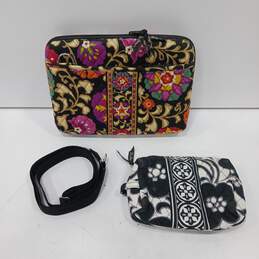 Vera Bradley Mini Laptop Case & Cosmetic Bag 2pc Bundle alternative image