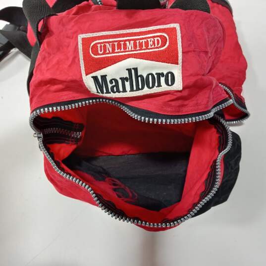 Vintage Marlboro Duffle Bag Red image number 4