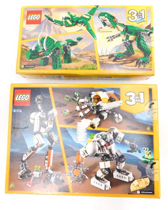 Creator Factory Sealed Sets 31115: Space Mining Mech & 31058: Mighty Dinosaurs image number 4