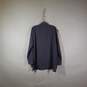 Womens Geometric Collared Long Sleeve Full-Zip Blouse Top Size XL image number 2