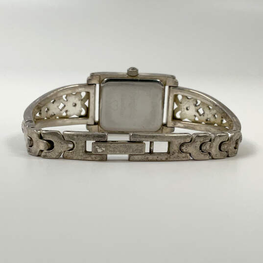 Designer Brighton Hamilton Silver-Tone Analog Dial Quartz Wristwatch image number 3