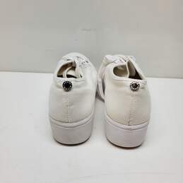 Steve Madden WM's Mayra White Canvas Trainer 1.5 Platform Sneakers Size 8.5 M alternative image