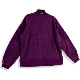 Womens Purple Graphic Crew Neck Long Sleeve Pullover Sweatshirt Size L alternative image