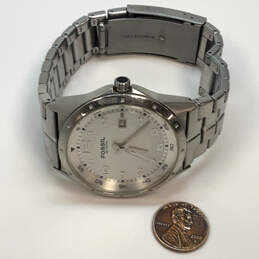 Designer Fossil AM-4102 Round Dial Stainless Steel Analog Wristwatch alternative image