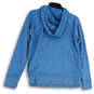 Womens Blue Long Sleeve Hooded Fleece Lined Pullover Hoodie Size Small image number 2
