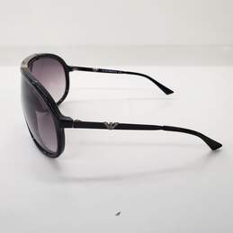 Emporio Armani Black Shield Frame Purple Lens Sunglasses EA 9879 alternative image