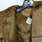 NWT Girls Brown Suede Leather Long Sleeve Full Zip Hoodie Jacket Size 7 image number 3