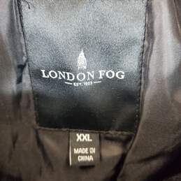 London Fog Men Black Wool Coat Sz 2XL alternative image